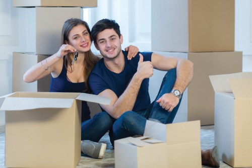 Local office removals team planning a move in Ilford