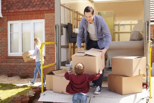 Local moving truck service for residential and commercial moves in Ilford