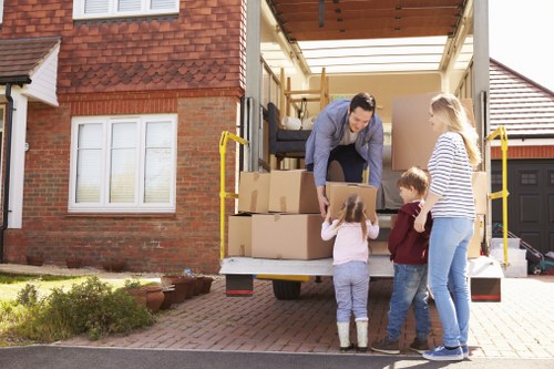 Local home moving team preparing for a house move in Ilford