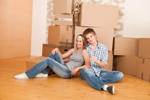 Removal team handling a home move in Ilford