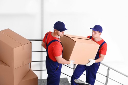 Moving office desks and furniture with professional handling