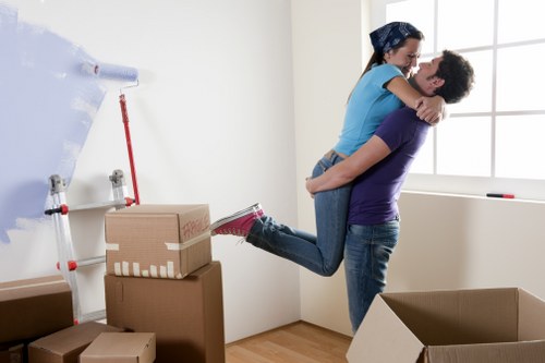 Removal van loaded for residential and office relocations in Ilford