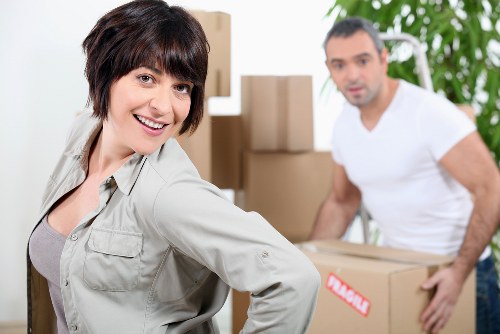 Careful loading for a home removal service in Ilford